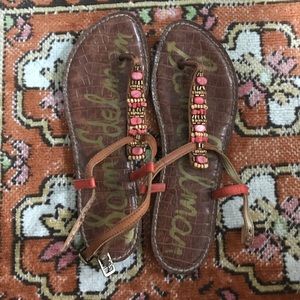 Sam Edelman Women’s Gale Coral Bead Thong Sandal